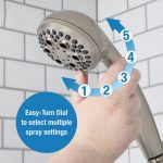 Danco Multi-Function Massage Handheld Showerhead with Hose