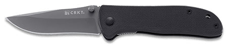 Columbia River 6450K Drifter  2.88 Drop Point Plain TiCN 8Cr14MoV SS G10 Black Handle Folding