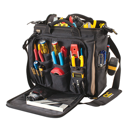 Custom Leathercraft 13″ Multi-Compartment Tool Carrier