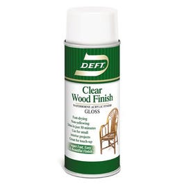 Clear Gloss Wood Finish, Water-Based, 11.25-oz. Aerosol