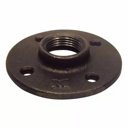 B & K Industries Floor Flange 150# Malleable Iron Threaded Fittings 3/4