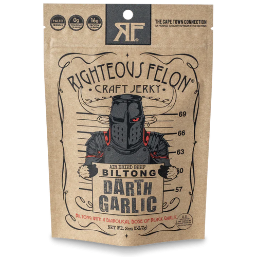 Righteous Felon Darth Garlic Biltong