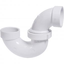 Genova Products PVC DWV Schedule 40 Adjustable P-Trap W/ Union