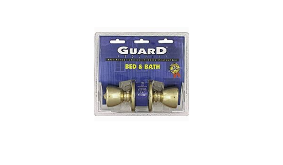 Guard Security Antique Brass Privacy Lockset