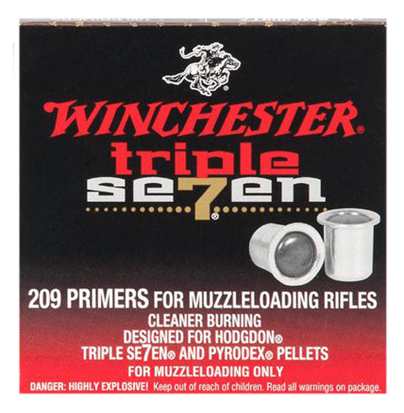 Winchester Muzzleloading SML209T7 209 Triple Seven Muzzleloading Primers  209 100 Per Box