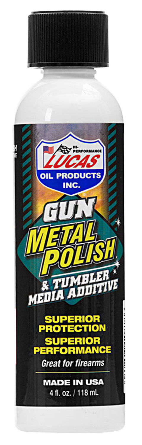 Lucas Oil 10878 Gun Metal Polish  4 oz Bottle