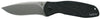 Kershaw 1670S30V Blur  3.40 Drop Point Plain Powdered Stonewashed S30V SS Black Anodized Aluminum Handle Folding