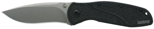Kershaw 1670S30V Blur  3.40 Drop Point Plain Powdered Stonewashed S30V SS Black Anodized Aluminum Handle Folding