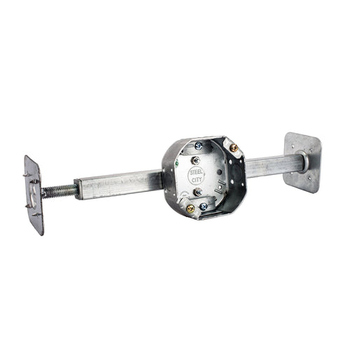 Thomas & Betts Steel City Pre-Galvanized Steel Octagon Ceiling Fan Support Box