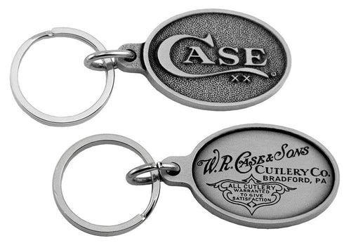 Case Pewter Key Chain (Dual Logo)