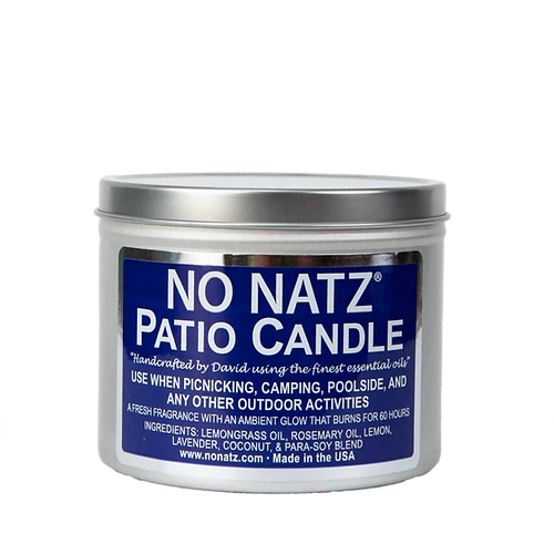 No Natz Tin Patio Candle 16 oz.