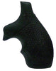 Hogue 61000 Rubber Bantam with Finger Grooves Grip S&W J Frame w/Round Butt Black