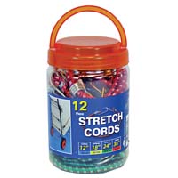 H.B. Smith Tools 12 pack Stretch Cord Assorted