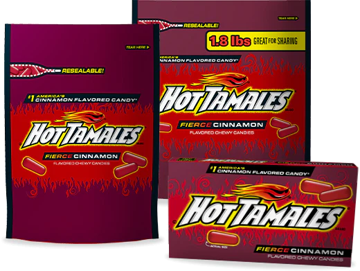 Hot Tamales Fierce Cinnamon Medium Stand Up Bag
