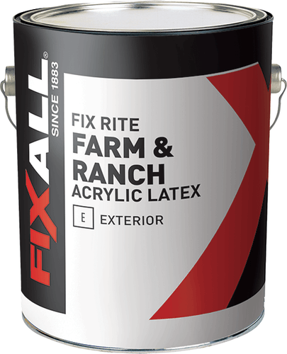FixAll  Fix Rite Farm & Ranch Exterior Latex Paint Black - 1 Gallon