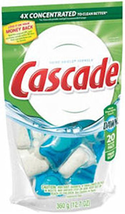 DISH DETERGENT 10.8 OZ ACTIONPACS 20/BG