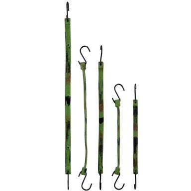 Keeper Rubber Strap, 5pc Camo, Epdm, Multi Pack Jar