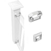 RDI Original White Vinyl Level Rail Bracket (2-Pack)