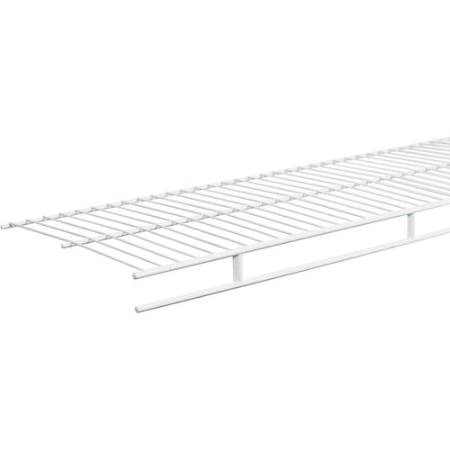 ClosetMaid 8 Ft. W. x 12 In. D. Ventilated Wire Shelf & Rod, White