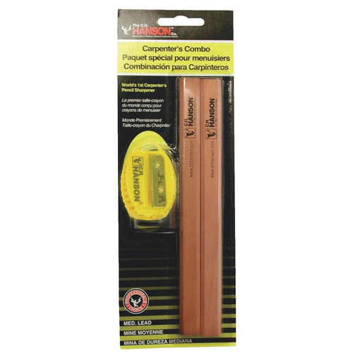 CH Hanson Medium Carpenter Pencil and Sharpener