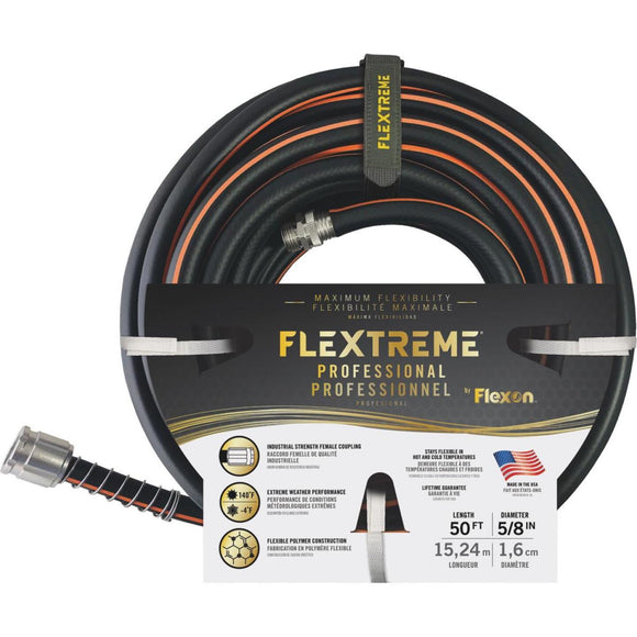Flexon Flextreme 5/8 In. Dia. x 50 Ft. L. Garden Hose W/Kink-Stop