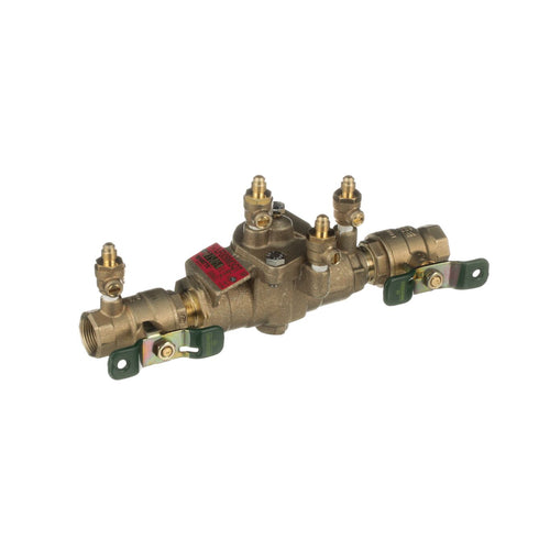 Watts Lead Free Reduced Pressure Zone Backflow Preventer Assembly, Quarter Turn Shutoff Valves