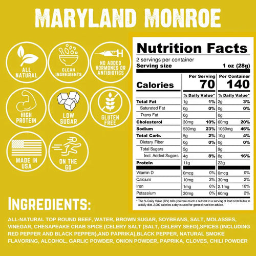 Righteous Felon Maryland Monroe Beef Jerky