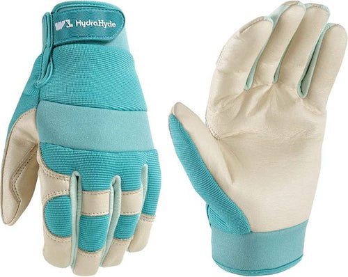 Wells Lamont Women’s Hydrahyde Leather Hybrid Work Gloves (Small)