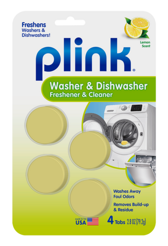 Summit Brands Plink® Washer & Dishwasher Freshener & Cleaner, Fresh Lemon