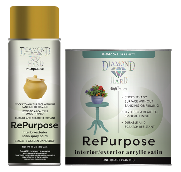 Magic Paints Diamondhard RePurpose Golden Dandelion 11 oz.