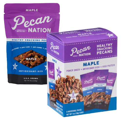 Pecan Nation Maple Crumble Pecans 1Oz Clip Strip (10 oz)