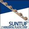 Palram Americas 92770 Closure Strips, Horizontal Plastic ~ 24