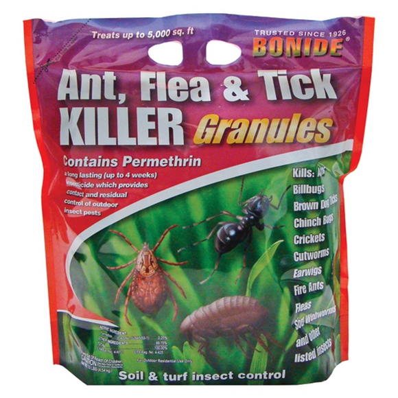 BONIDE ANT, FLEA & TICK KILLER GRANULES (10 lbs)