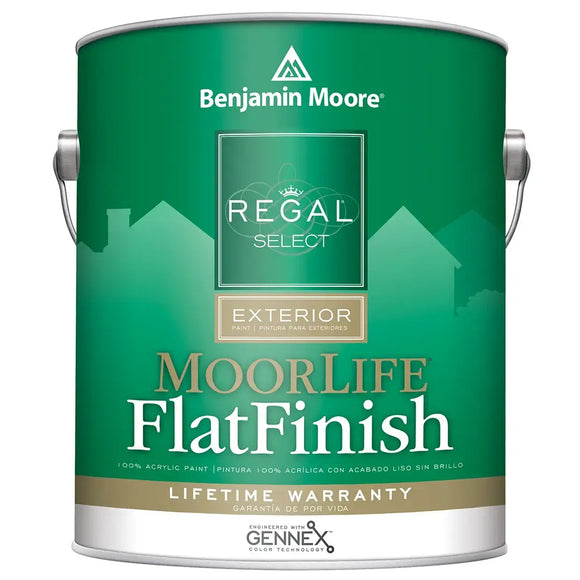 Benjamin Moore Regal® Select Exterior MoorLife Flat Finish