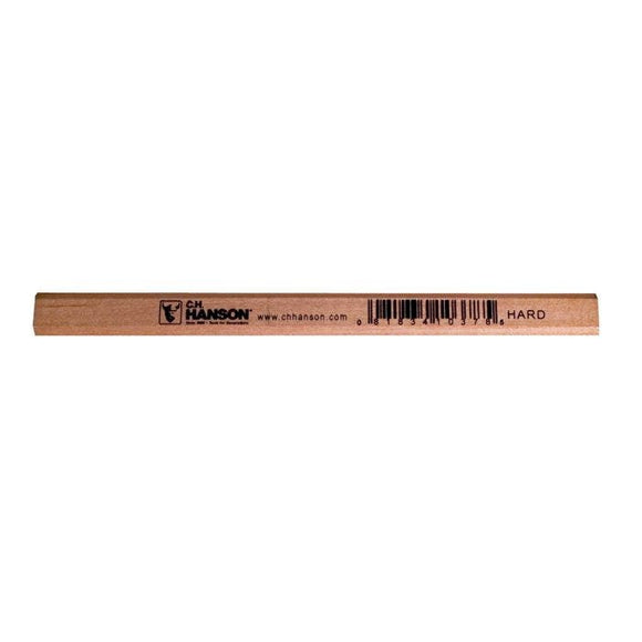 C.H. Hanson Carpenter Pencil-Hard Lead Varnished