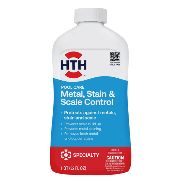 HTH® Pool Care Metal, Stain & Scale Control 1 quart (1 quart)