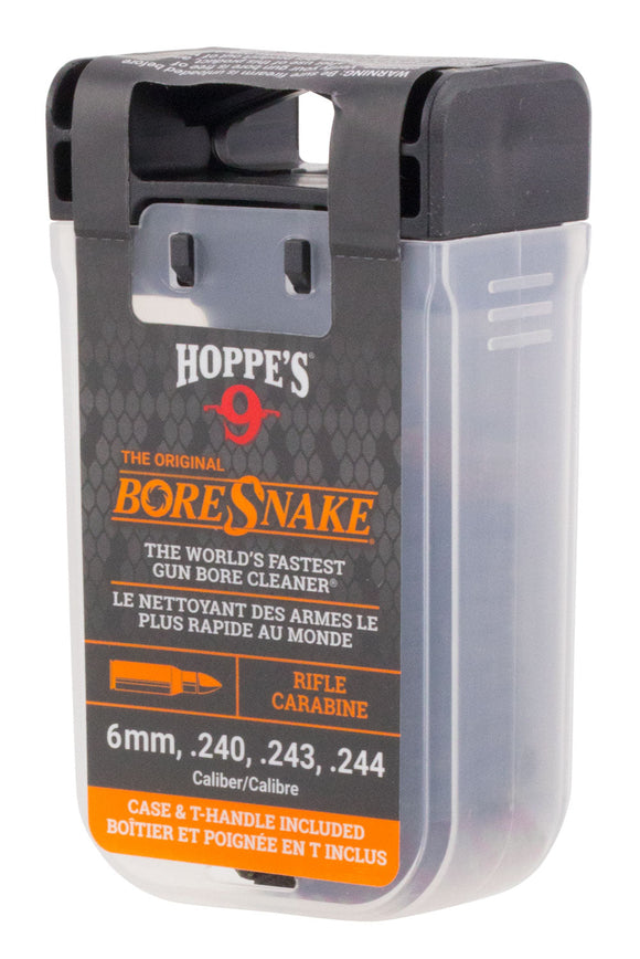 Hoppes 24012D BoreSnake Den 6mm/.240 Cal Rifle Bronze Brush