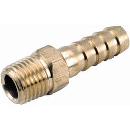 Air Fitting, Lead-Free Brass, 1 MIP x 1-In. Hose Barb
