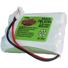 Cordless Telephone Battery, 3.6-Volt, 600Mah Nimh