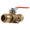 Ball Valve With Drain, 3/4 x 3/4-In.