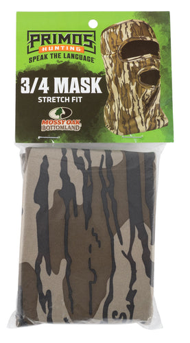 Primos PS6665 Stretch Fit  Mossy Oak Original BottomLand 3/4 Face Mask OSFA