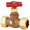 Pipe Fitting, Stop & Waste Valve, 3/4 x 7/8-In. OD