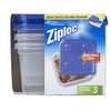 Food Storage Container, 5-Cup Square, 3-Ct.