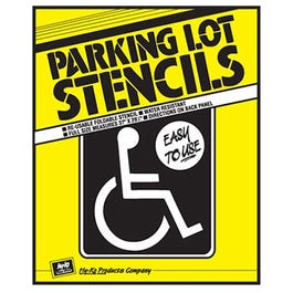 Handicapped Parking Lot Sign, 15 x 20-In.