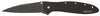 Kershaw 1660CKT Leek  3 Drop Point Plain DLC Black 14C28N Sandvik Stainless Steel DLC Black 410 Stainless Handle Folding