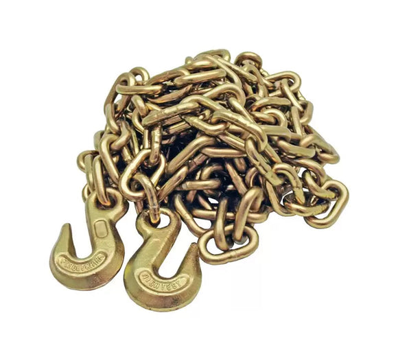 Baron Transport Tow Chain w/Hooks 5/16 in. Dia. x 16 ft. L