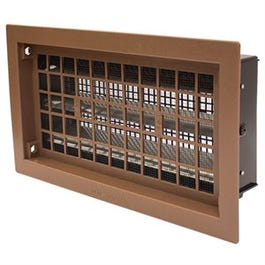 Automatic Foundation Vent, Brown, 50-In.