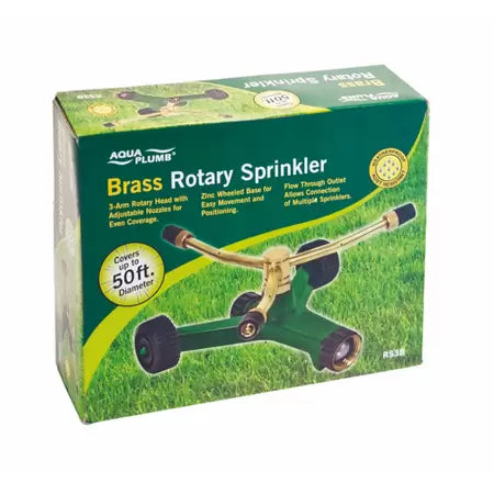 Aqua Plumb Brass Rotary Sprinkler