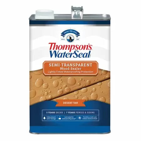 Thompson’s® WaterSeal® Semi-Transparent Wood Sealer 1 Gallon Desert Tan