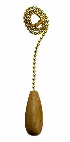 Atron Electro Industry Fa51 Light Wood Drop Pull Chain 12 In.